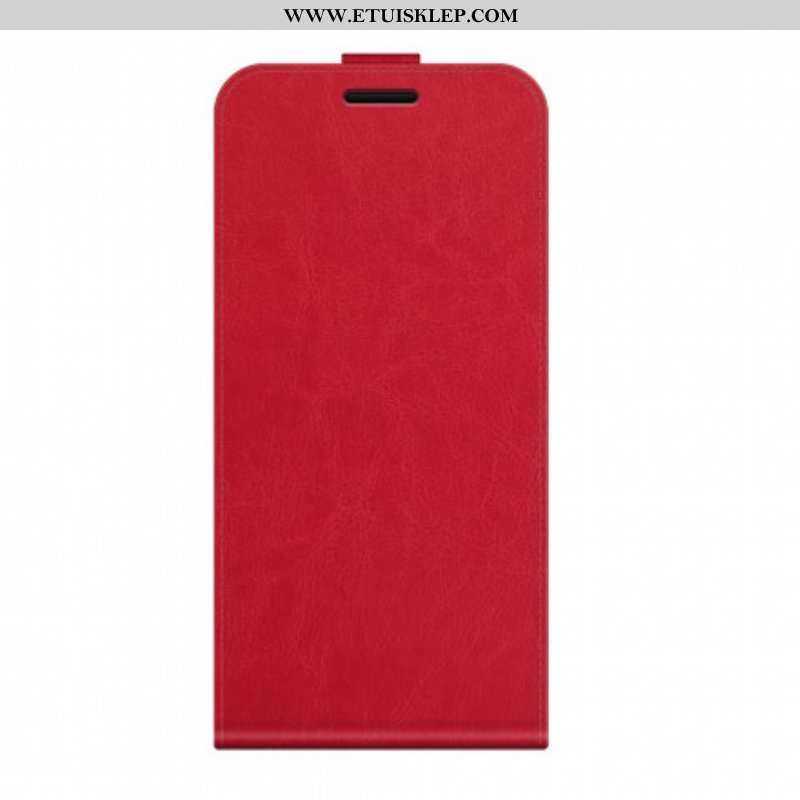 Etui Folio do Oppo A94 5G Skórzany Futerał Pionowa Klapa Z Efektem Skóry